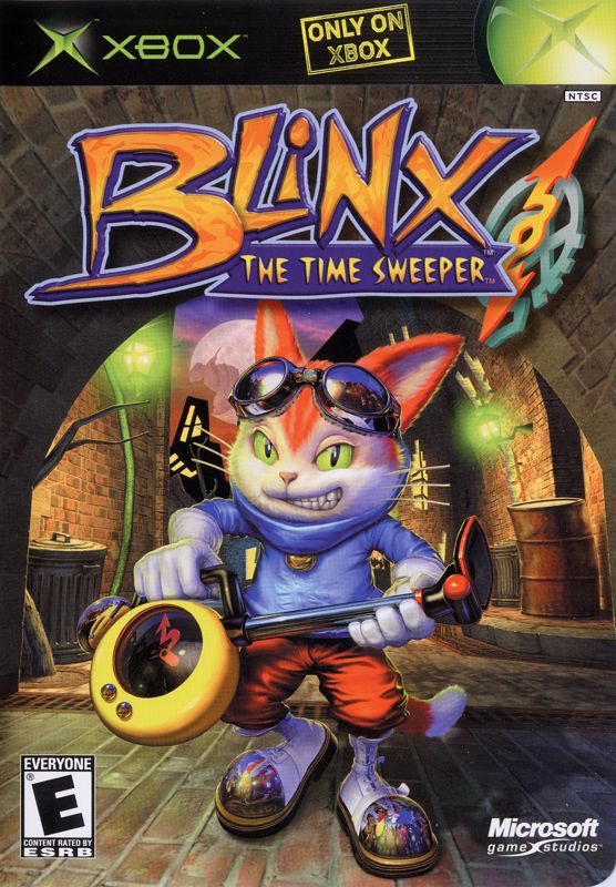 Blinx: The Time Sweeper box art for Xbox